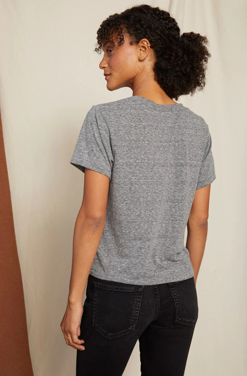 Classic Tee in Heather Grey