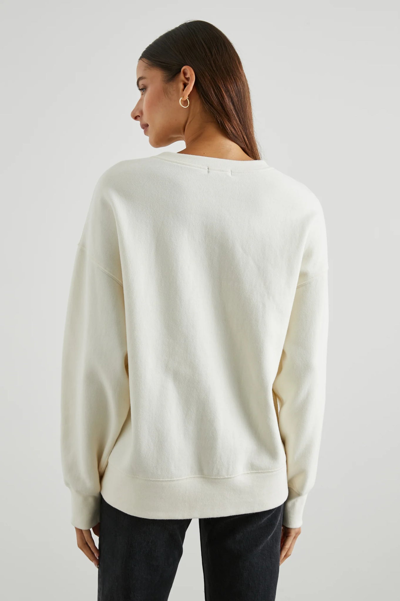 Cosmic Country Club Sweatshirt in Winter White