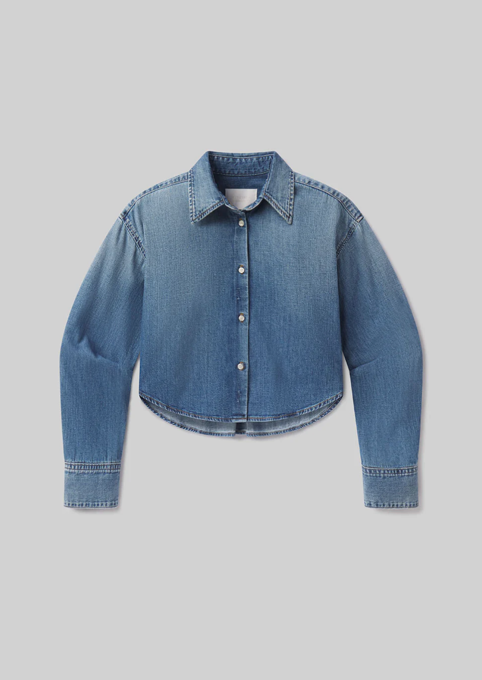 Ana Cropped Shirt in Somerset