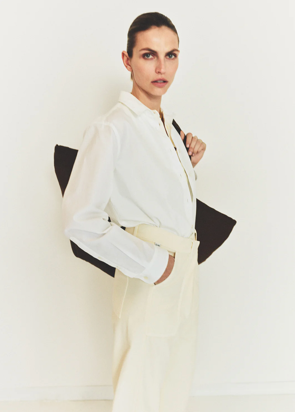 Avni Slim Shirt in White