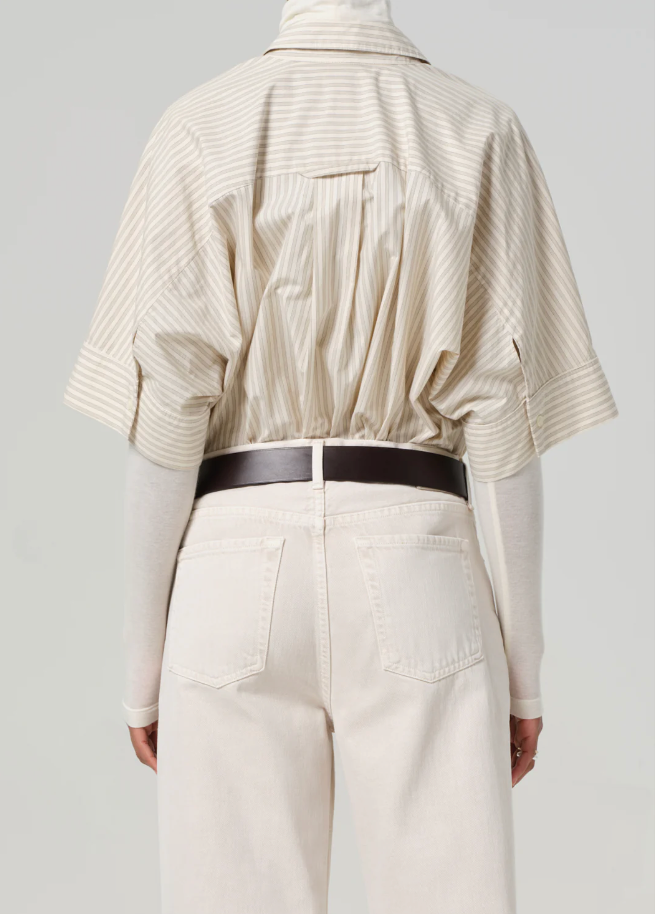 Claire Origami Shirt in Ciro Stripe