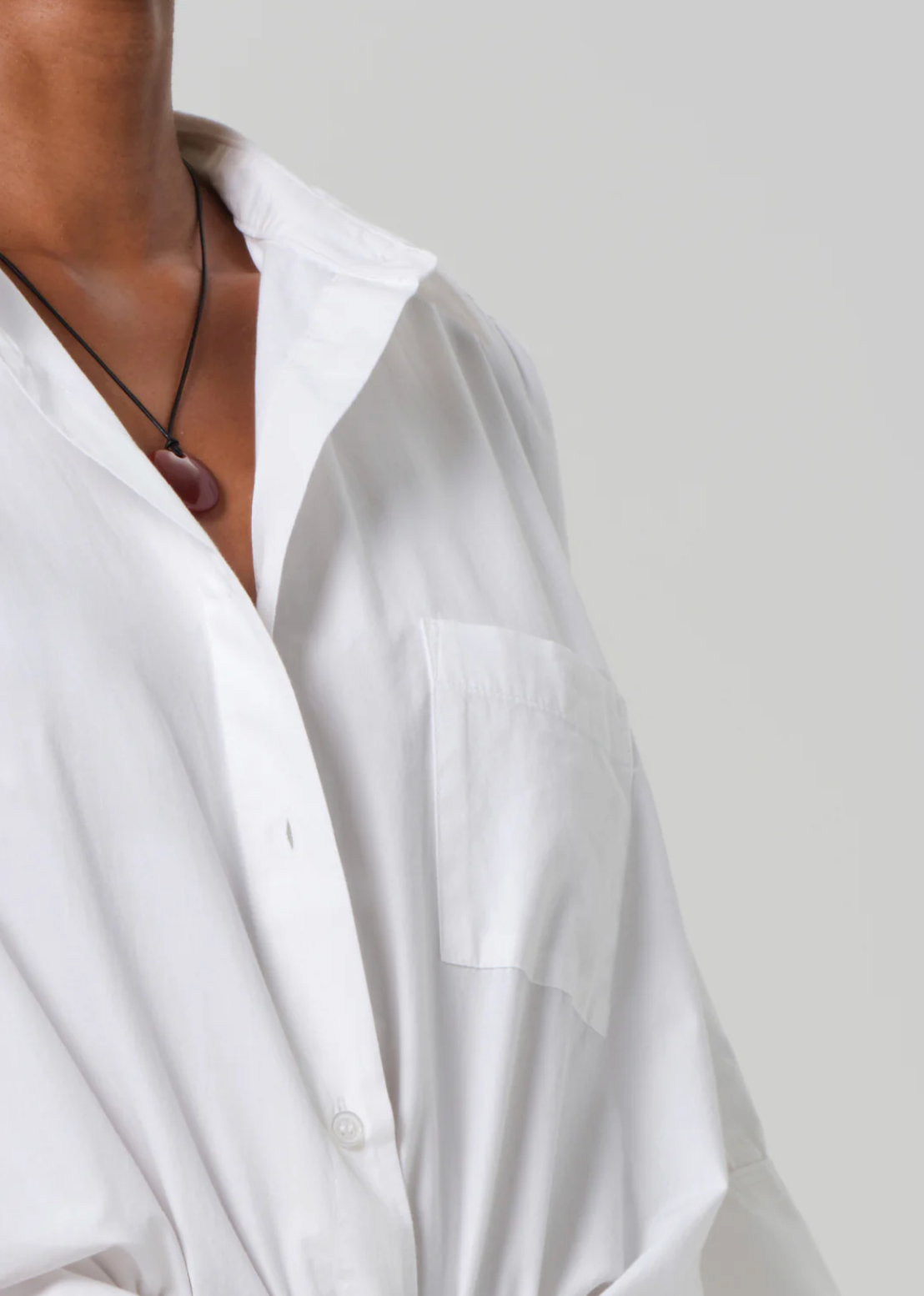 Claire Origami Shirt in Optic White