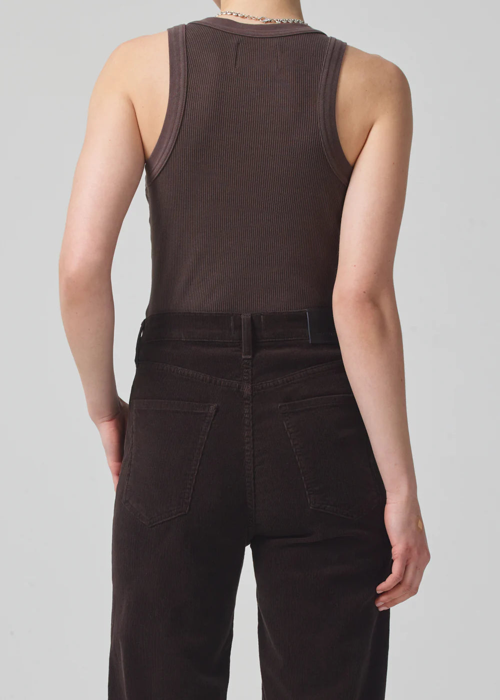 Isabel Rib Tank in Fig