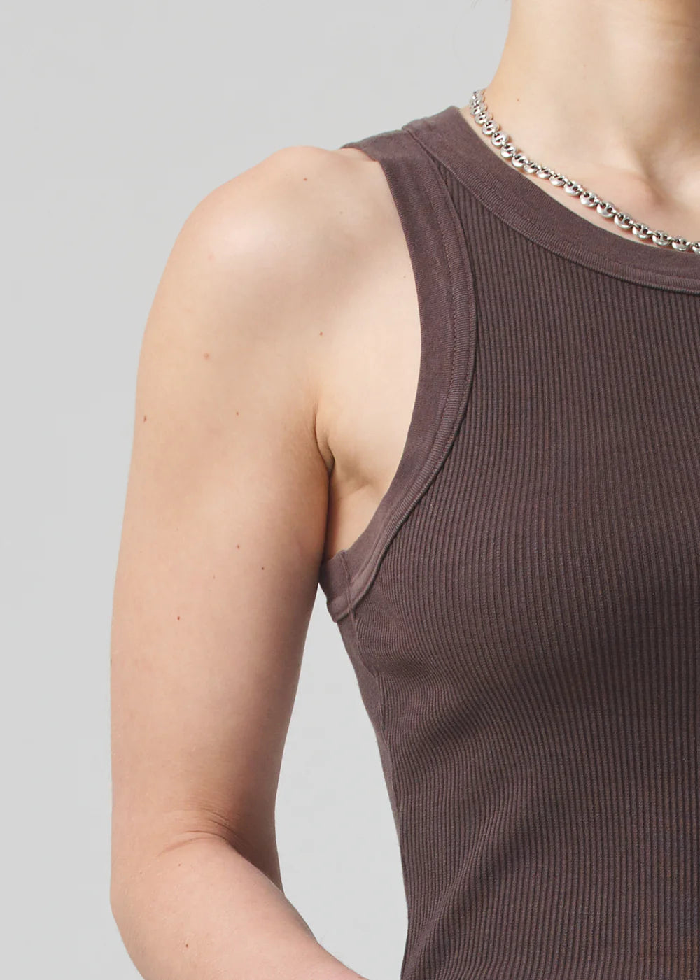 Isabel Rib Tank in Fig