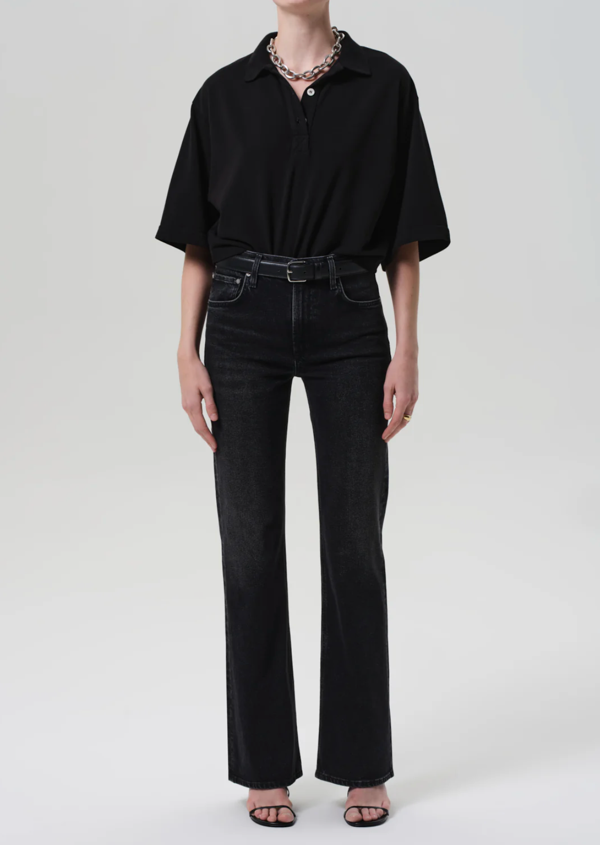 Lowen Polo Shirt in Black