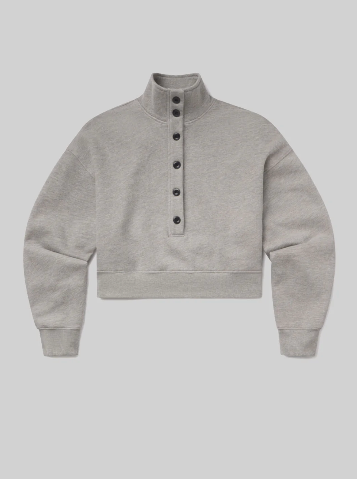 Mirelle Funnel Neck in Heather Grey
