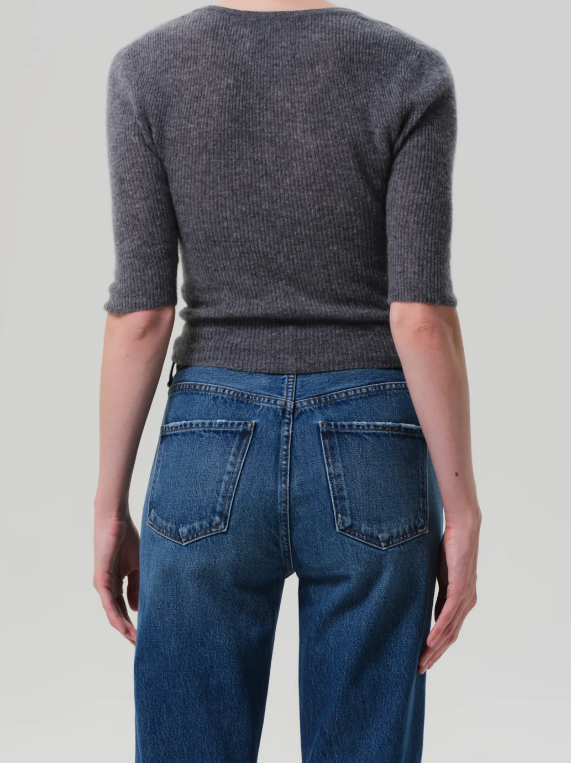 Tabitha Cardigan in Charcoal Heather