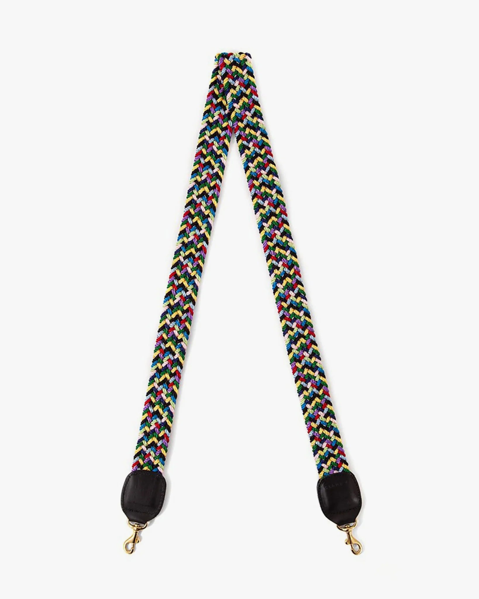 Multi Braided Crossbody Strap in Multi Color