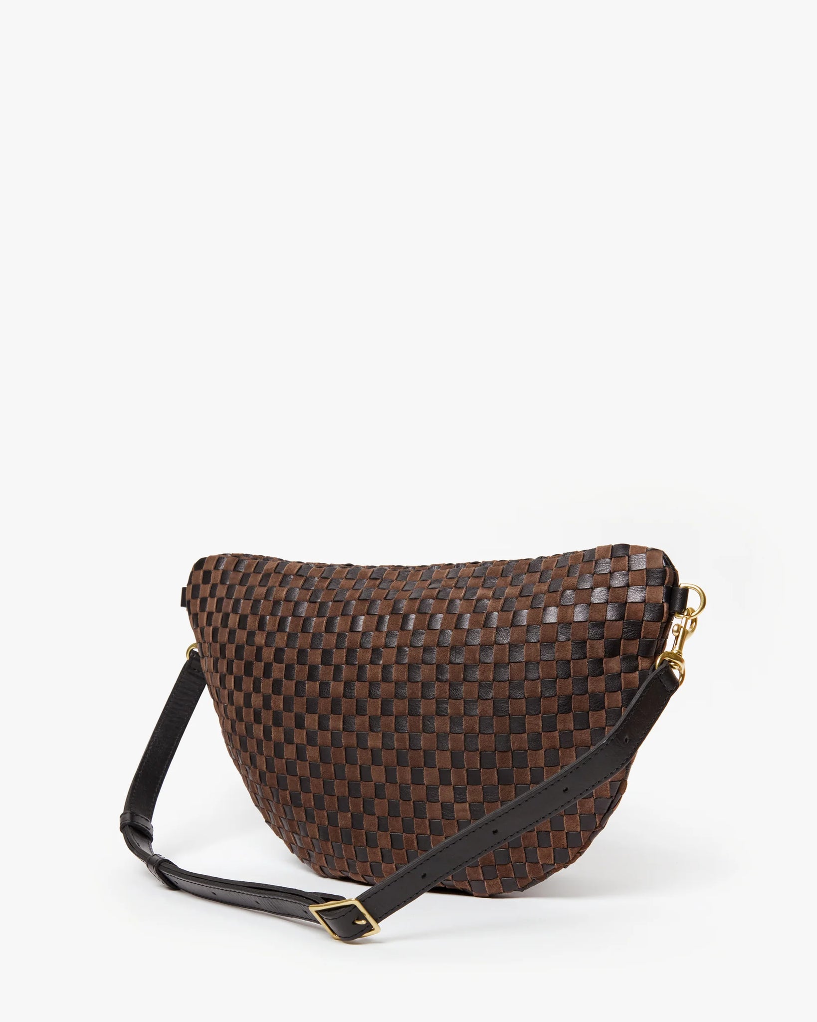 Grande Fanny in Black/Chocolate Woven Checker