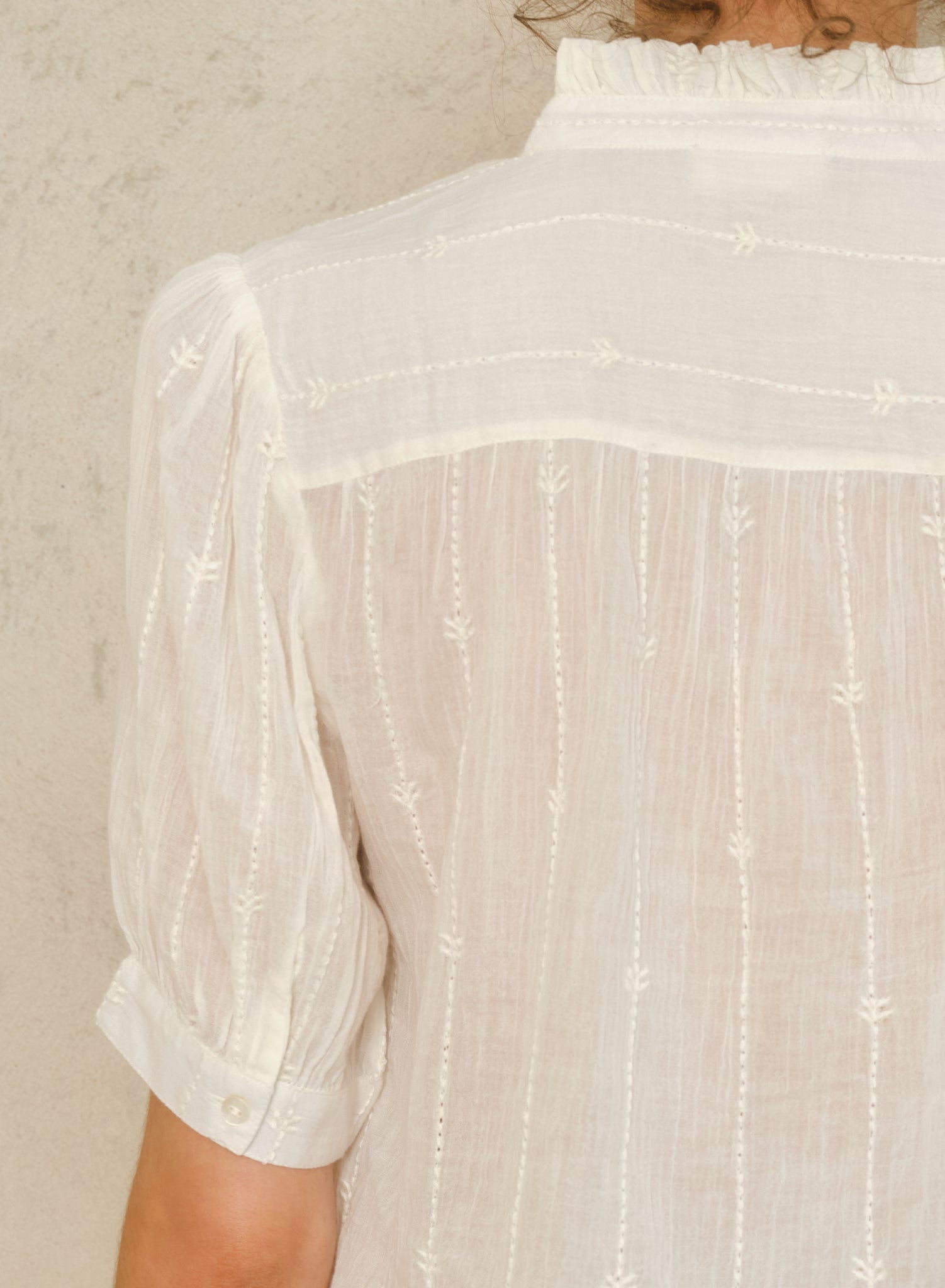 Dacy Top in Ecru