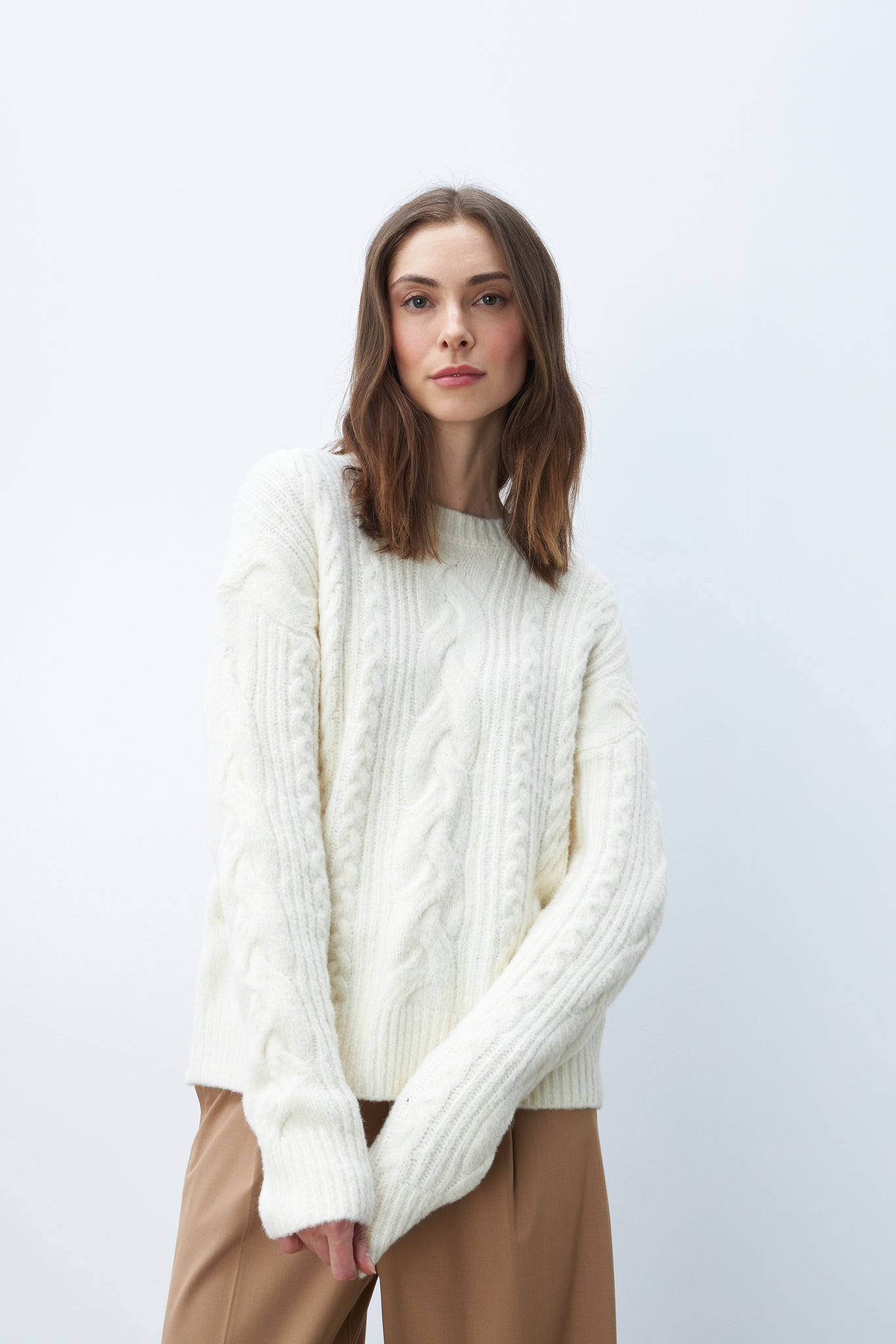 Dora Sweater in Snowfall