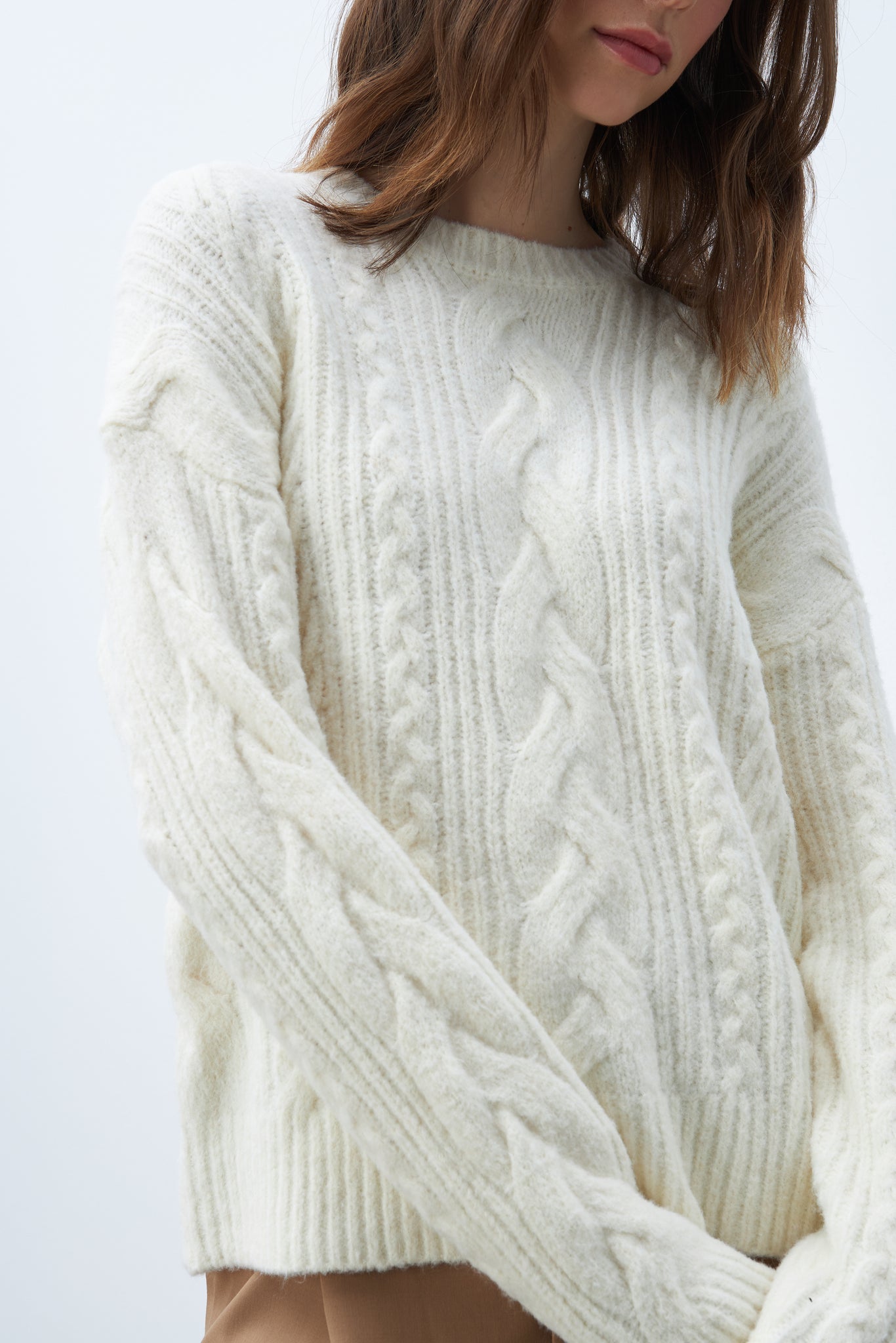 Dora Sweater in Snowfall