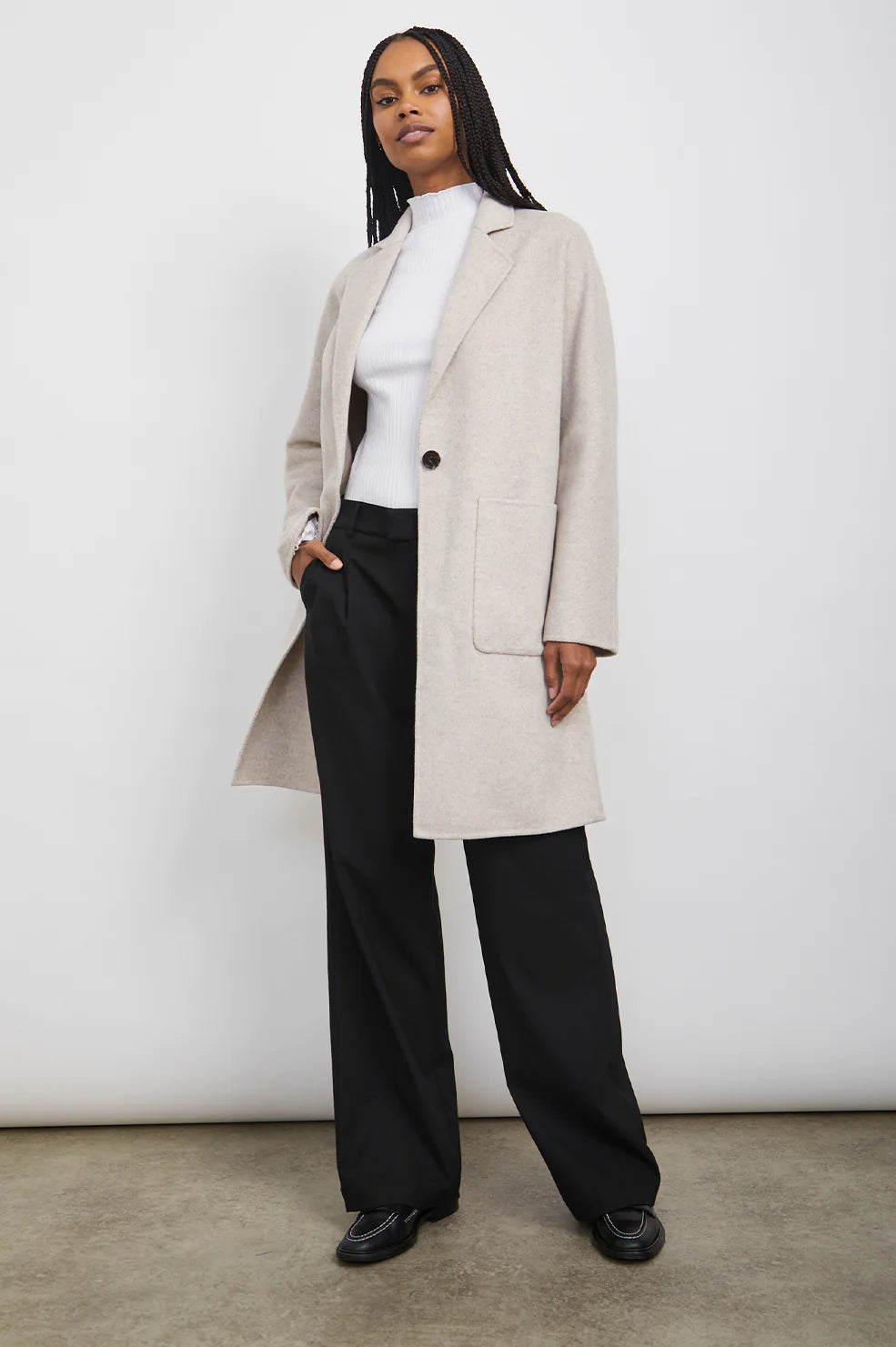 Everest Coat in Oatmeal