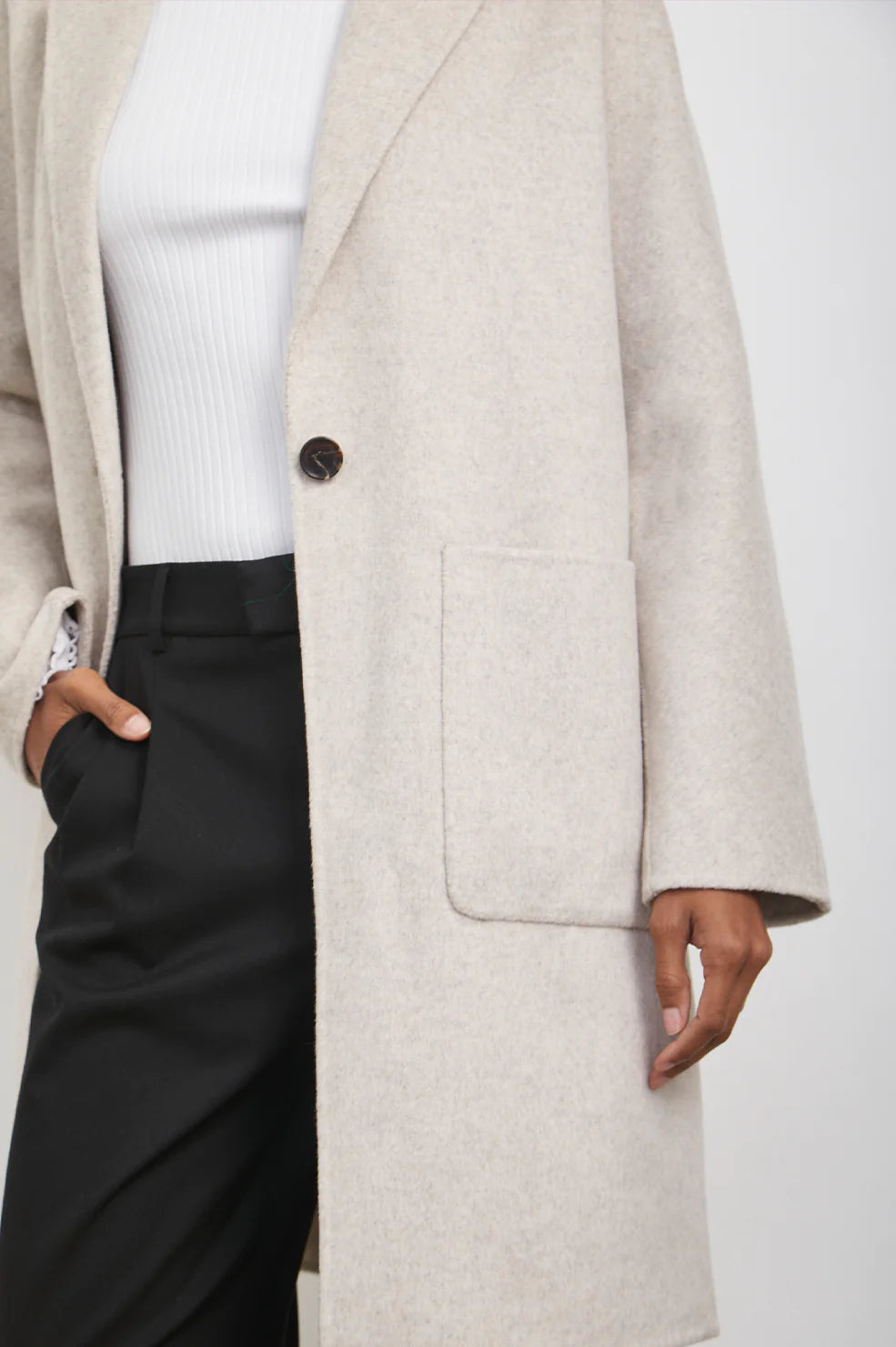 Everest Coat in Oatmeal