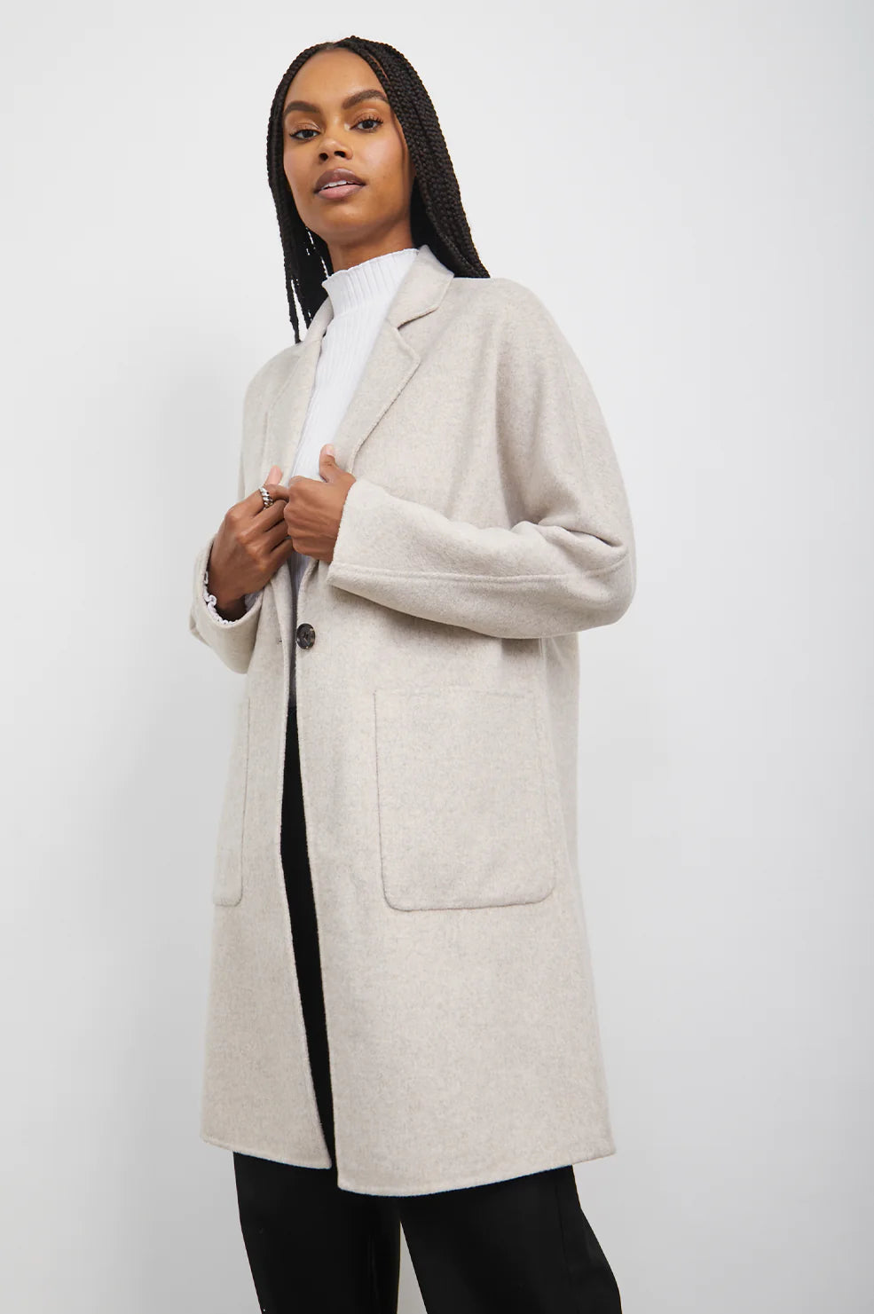 Everest Coat in Oatmeal
