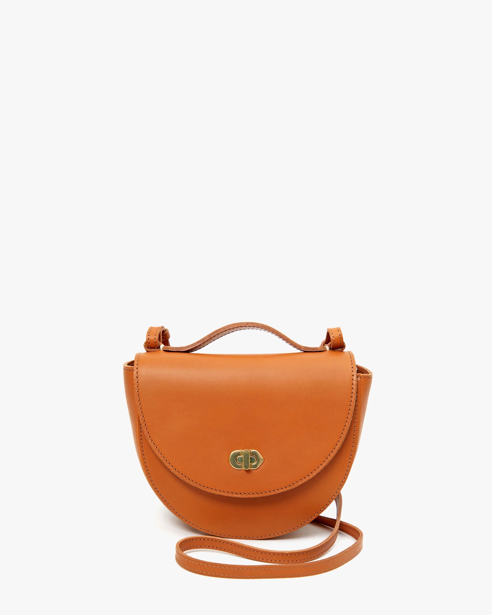 Elodie Handbag in Cuoio