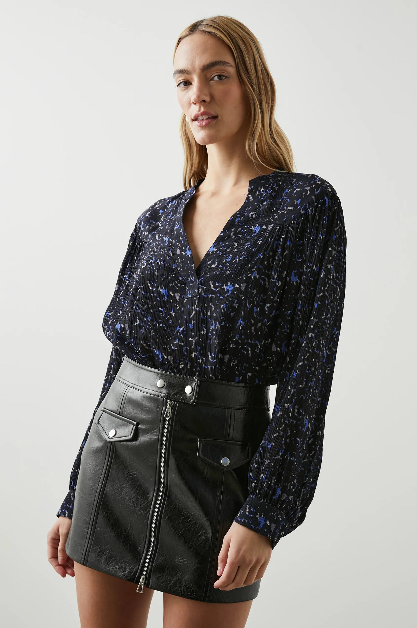 Fable Top in Cobalt Static