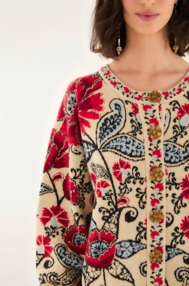 Francesca Sand Knit Cardigan