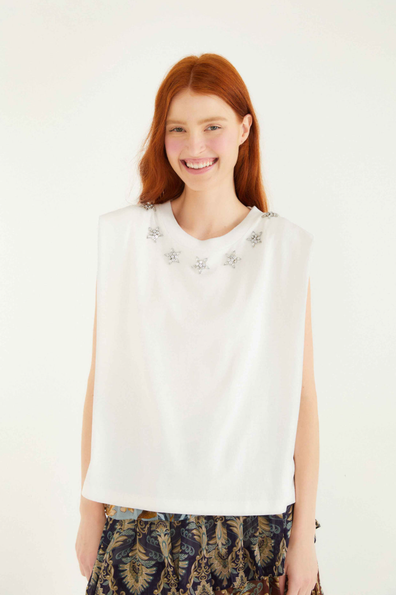 Sparkling Off-White T-Shirt