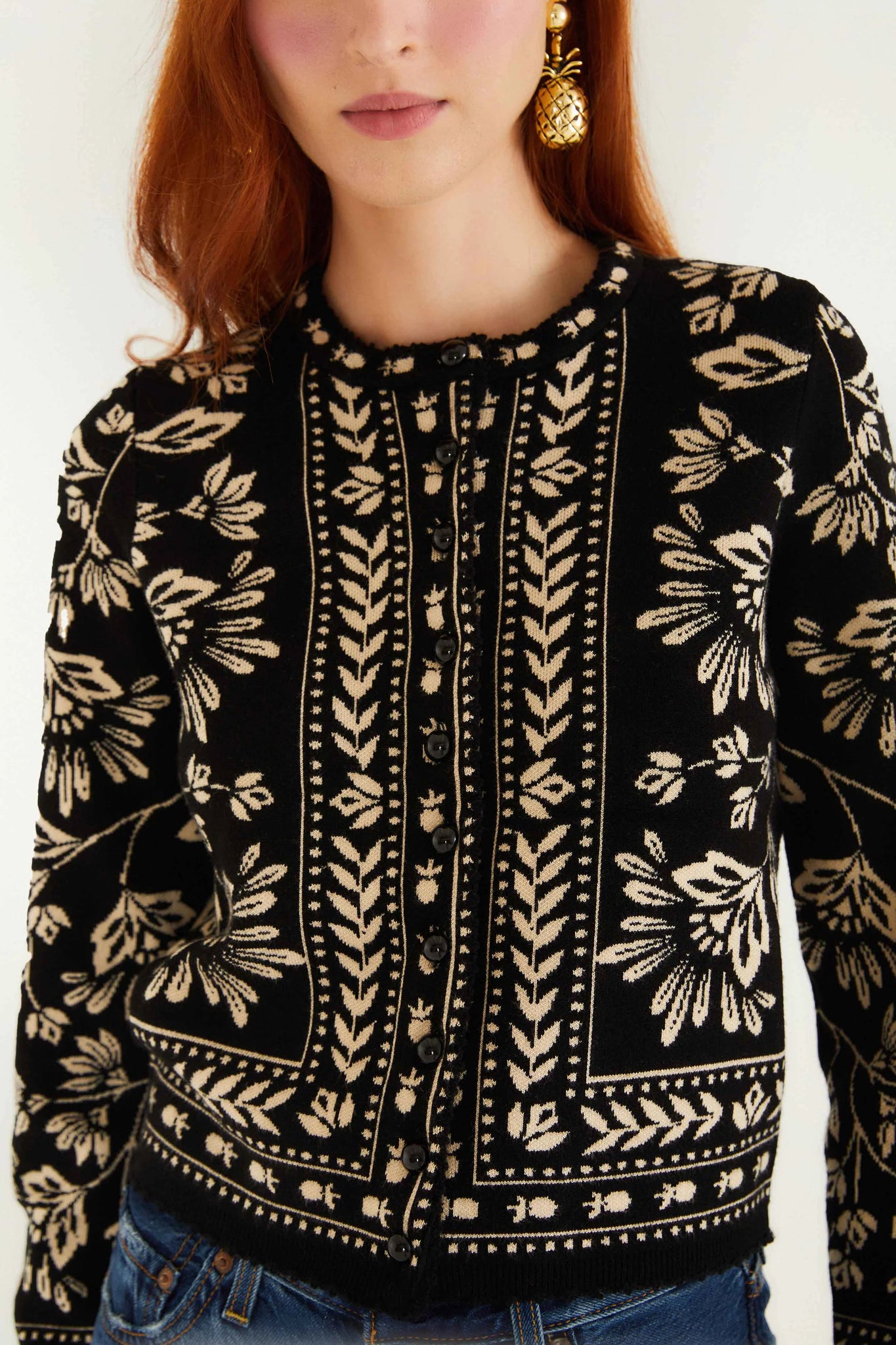 Flower Bloom Knit Cardigan