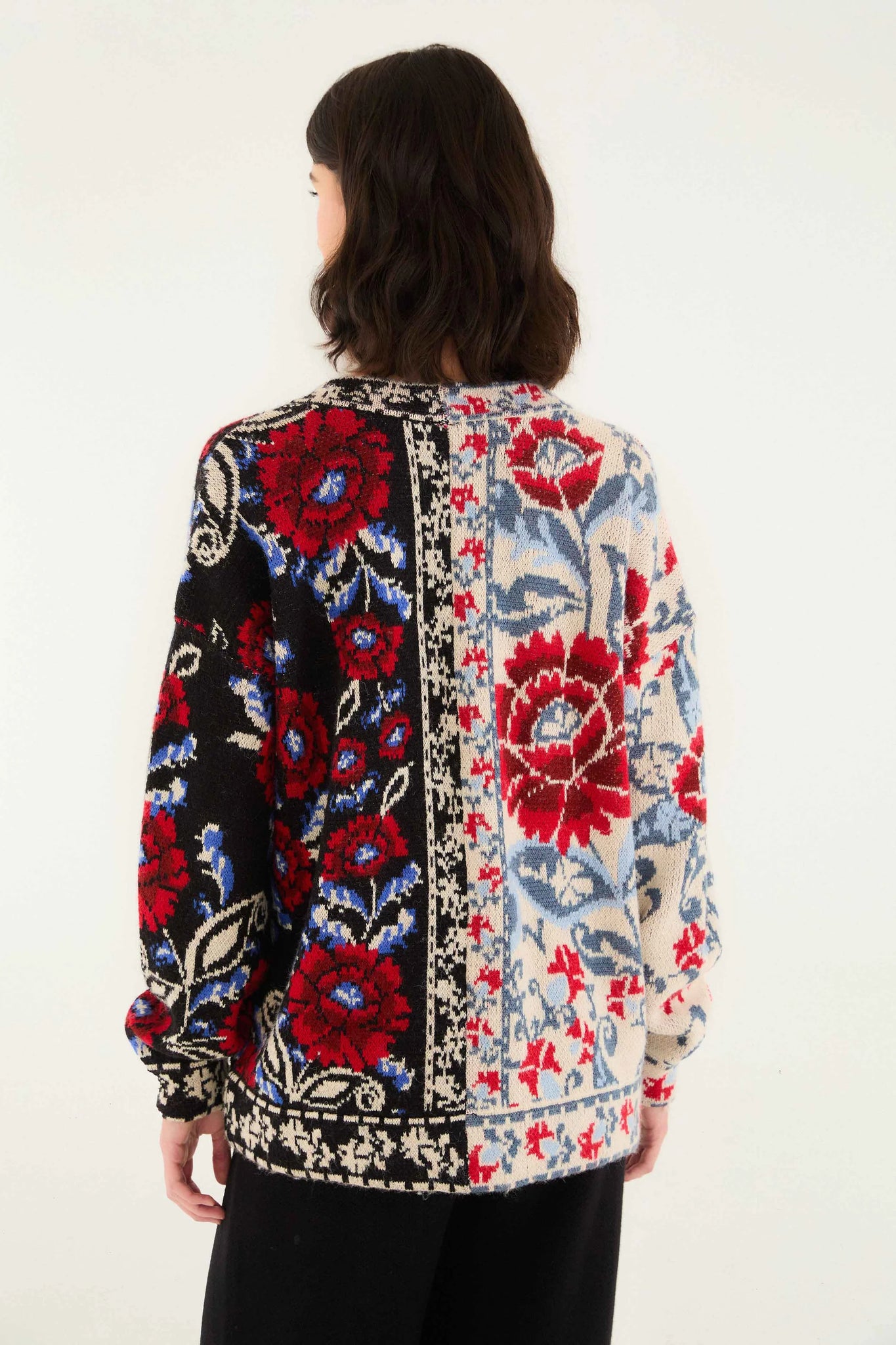 Mixed Valentina Black Knit Cardigan