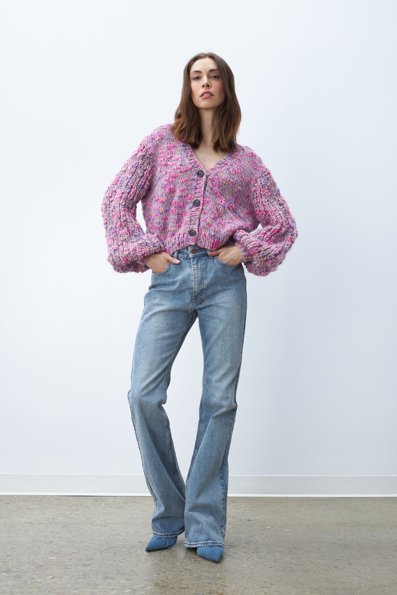 Ginny Cardigan in Taffy Twist