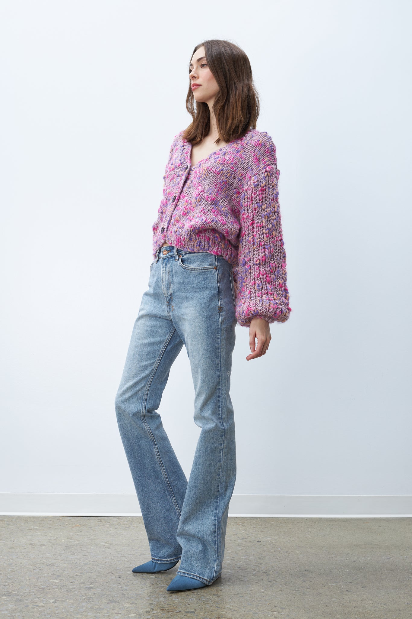 Ginny Cardigan in Taffy Twist