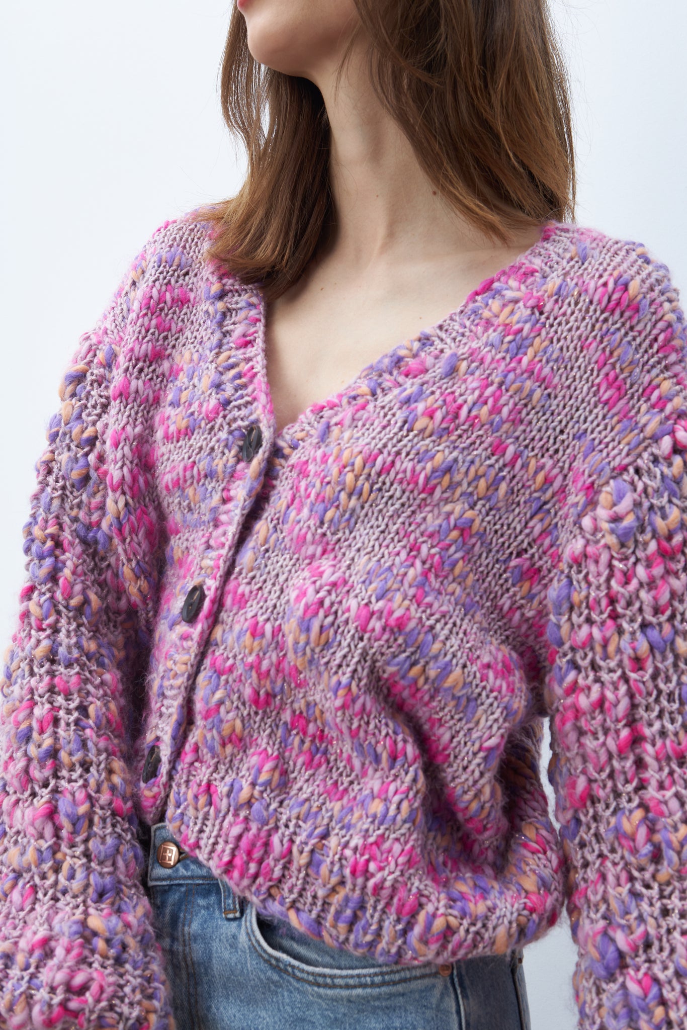 Ginny Cardigan in Taffy Twist