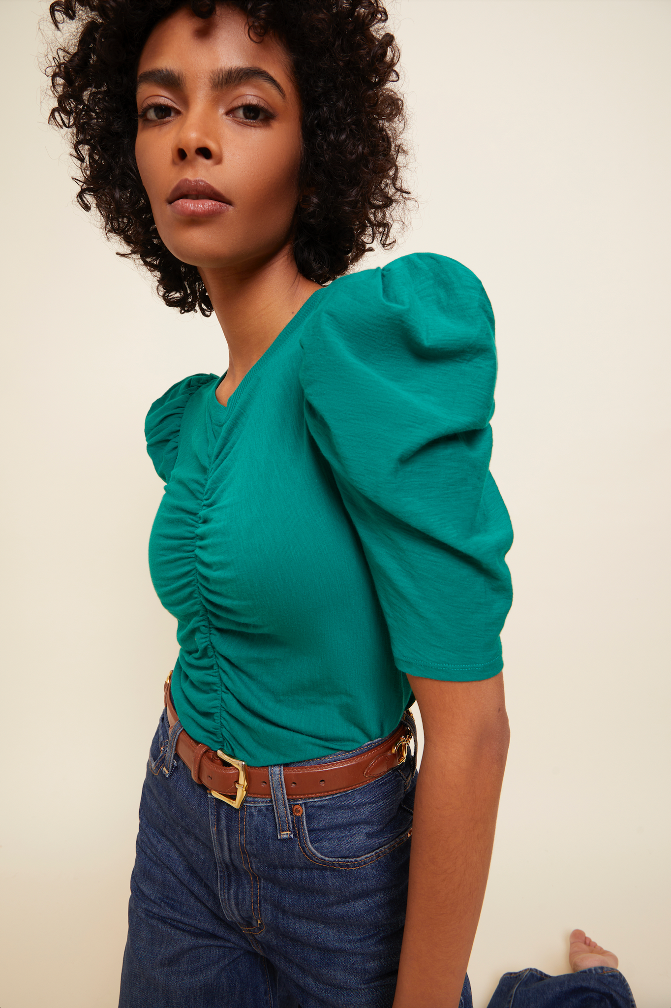 Gael Tee in Emerald