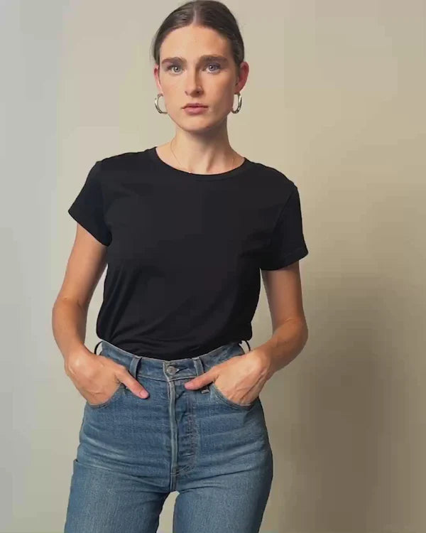 Goldie Tee in Black