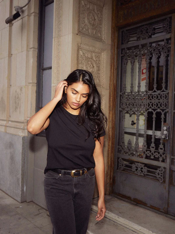 Goldie Tee in Black