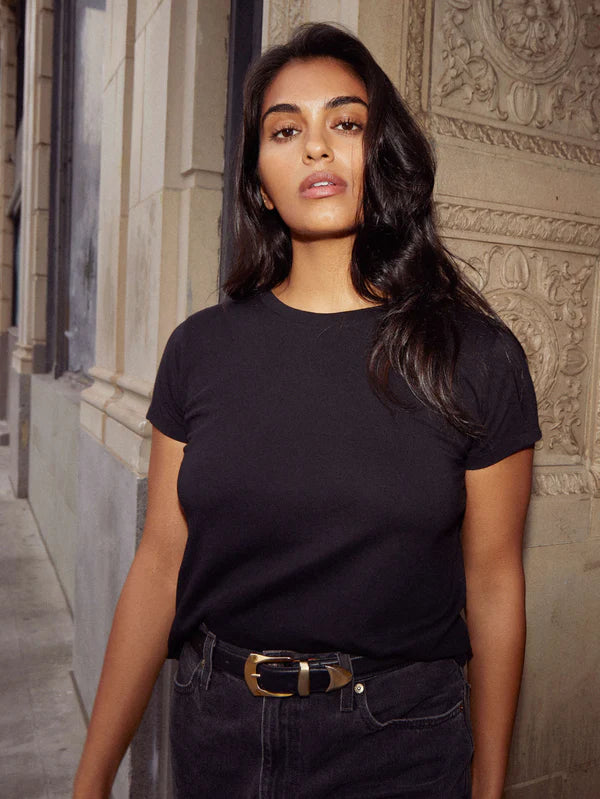 Goldie Tee in Black