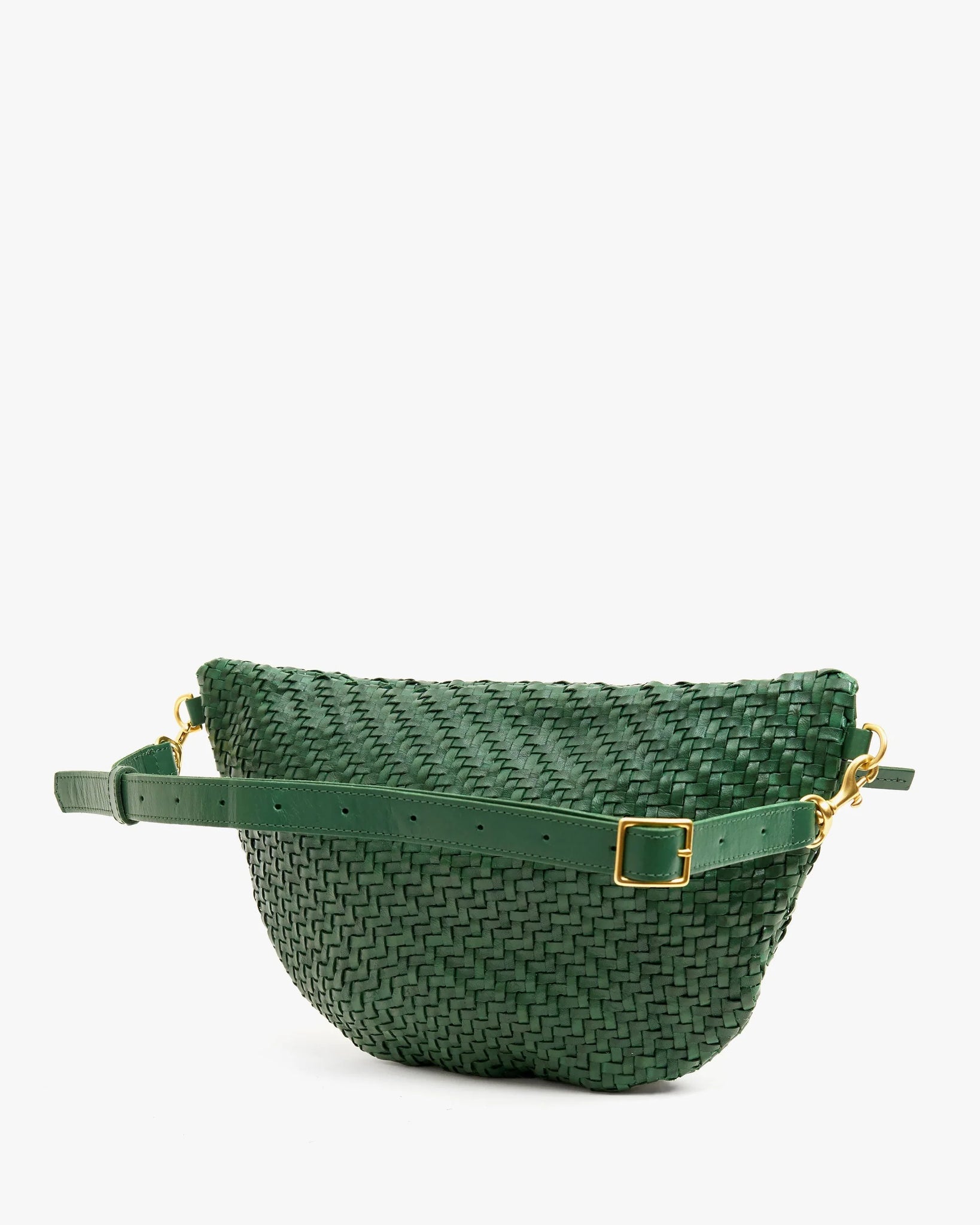 Grande Fanny in Evergreen Woven Zig-Zag