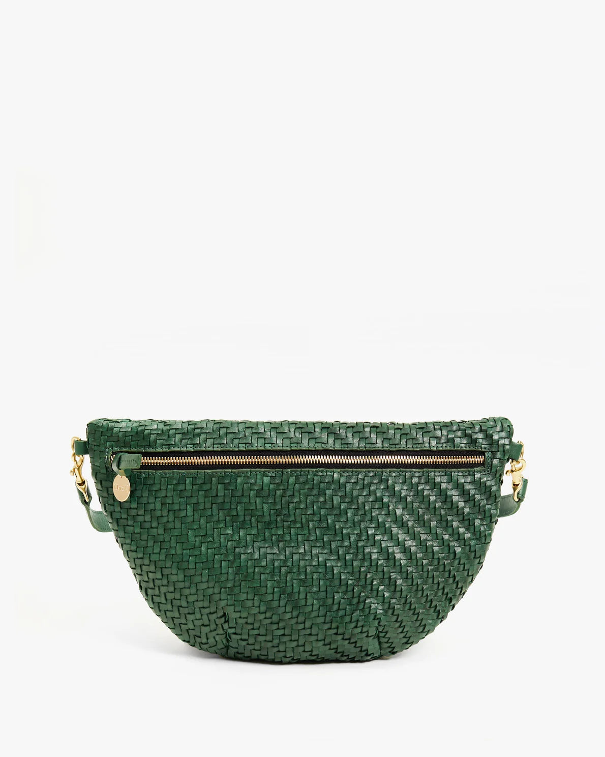 Grande Fanny in Evergreen Woven Zig-Zag