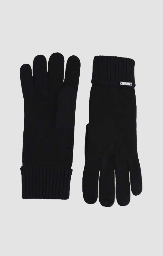 Cashmere Gloves in Jet Black