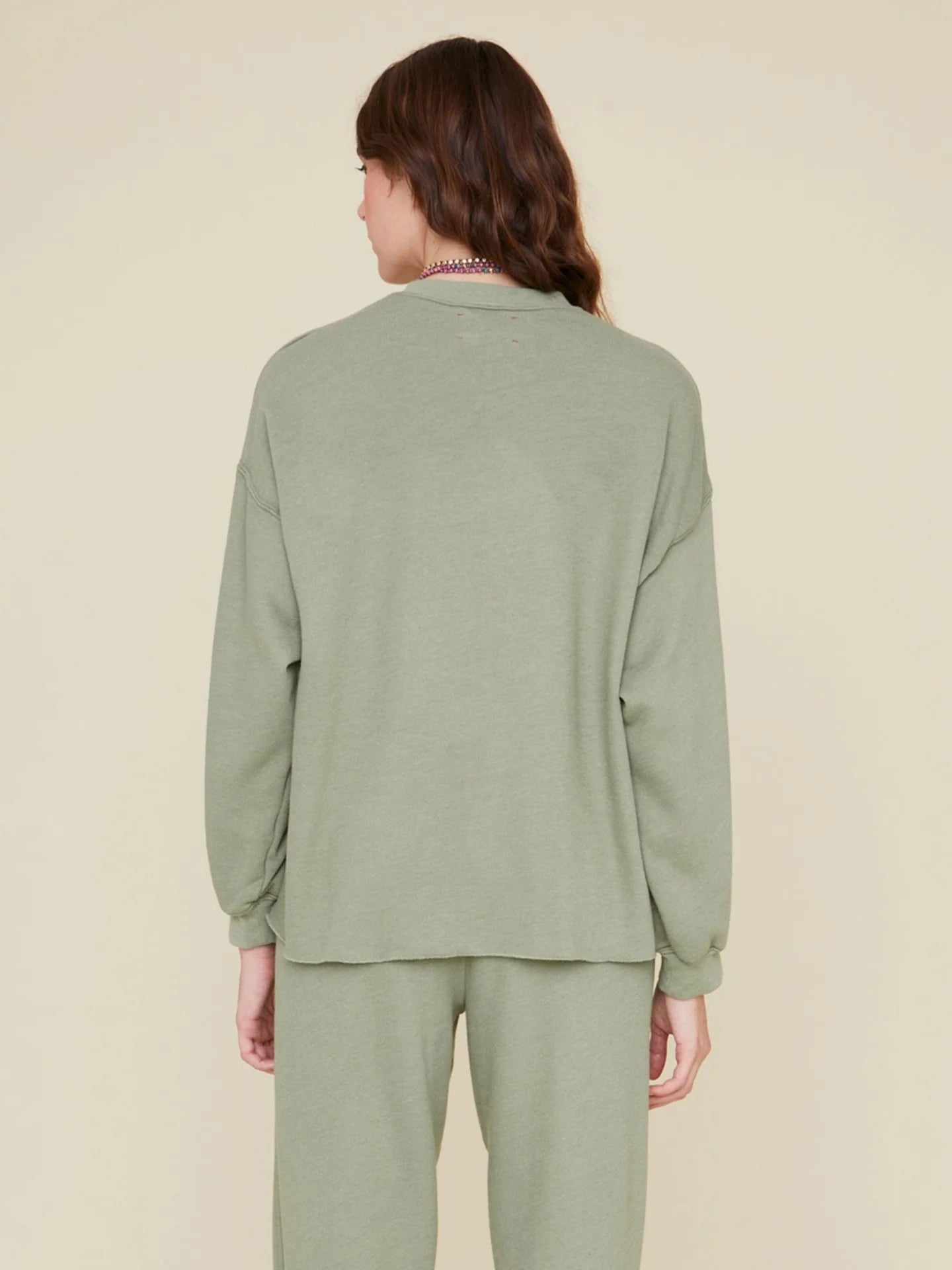 Honor Sweatshirt in Green Agate