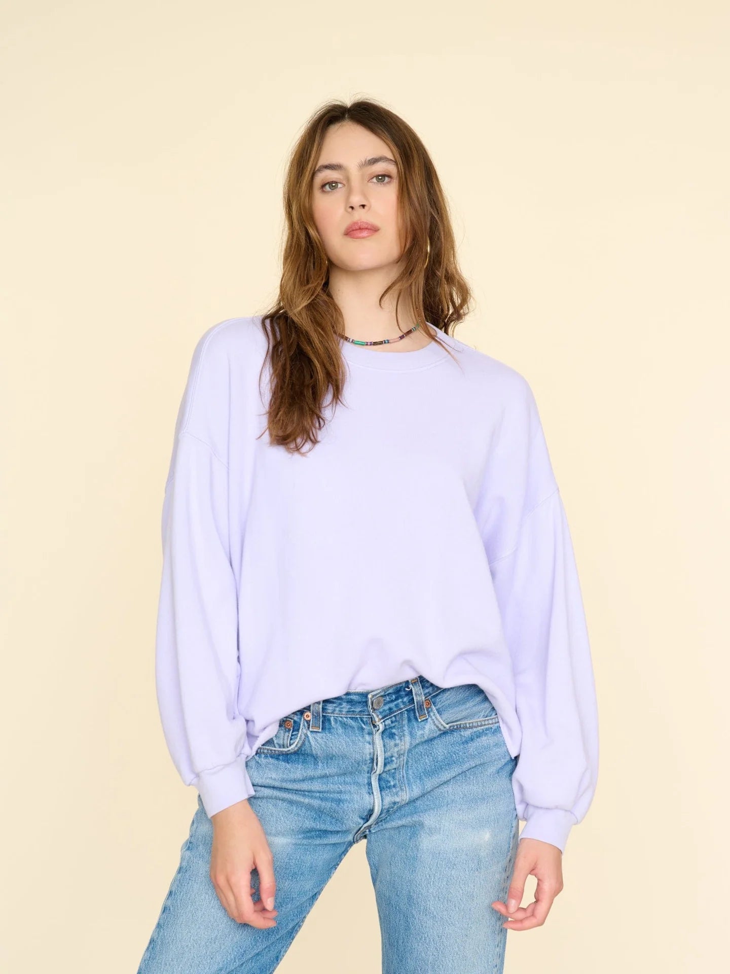 Honor Sweatshirt in Pale Iris