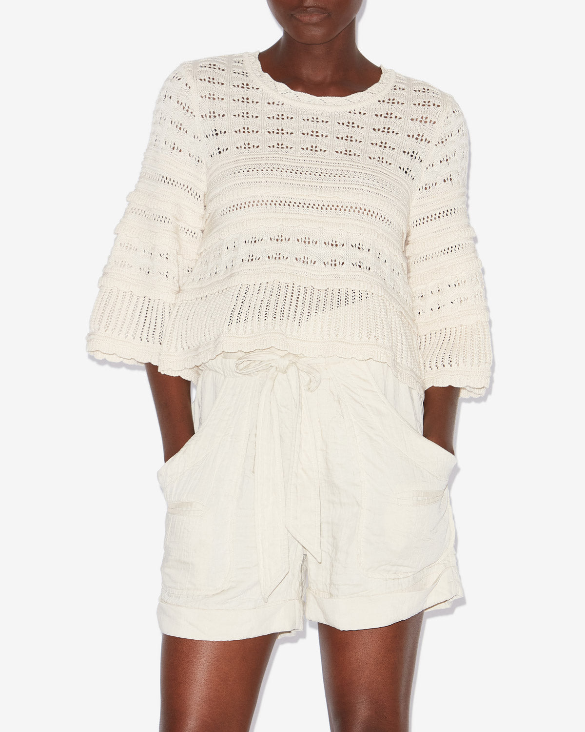 Azelia Sweater in Ecru