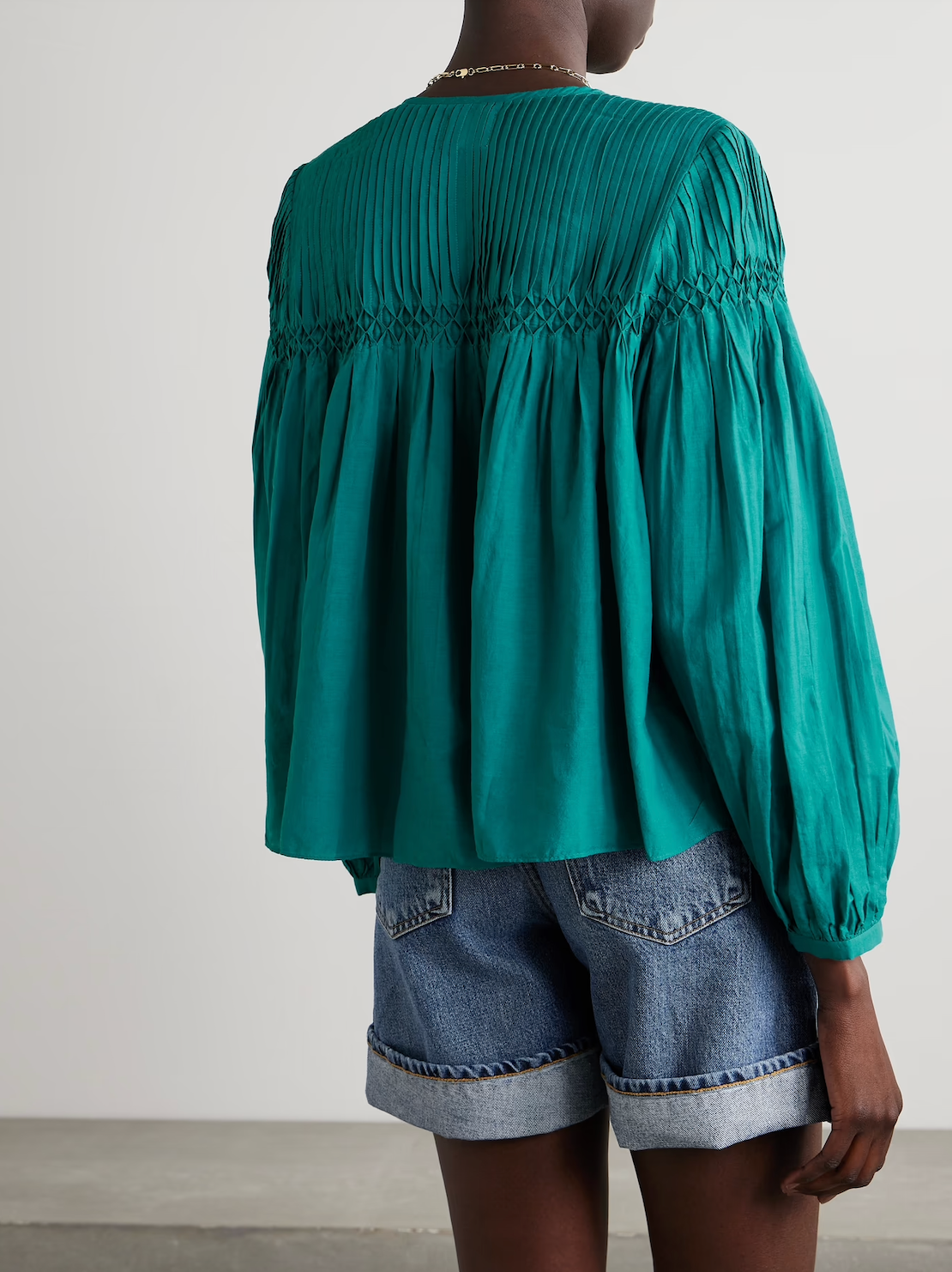 Abadi Top in Emerald