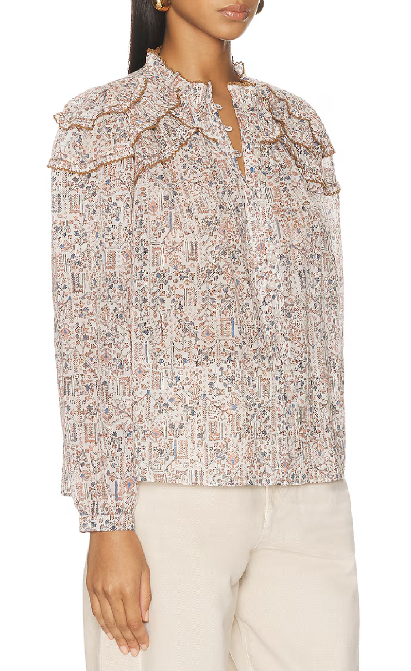 Christa Top in Ecru