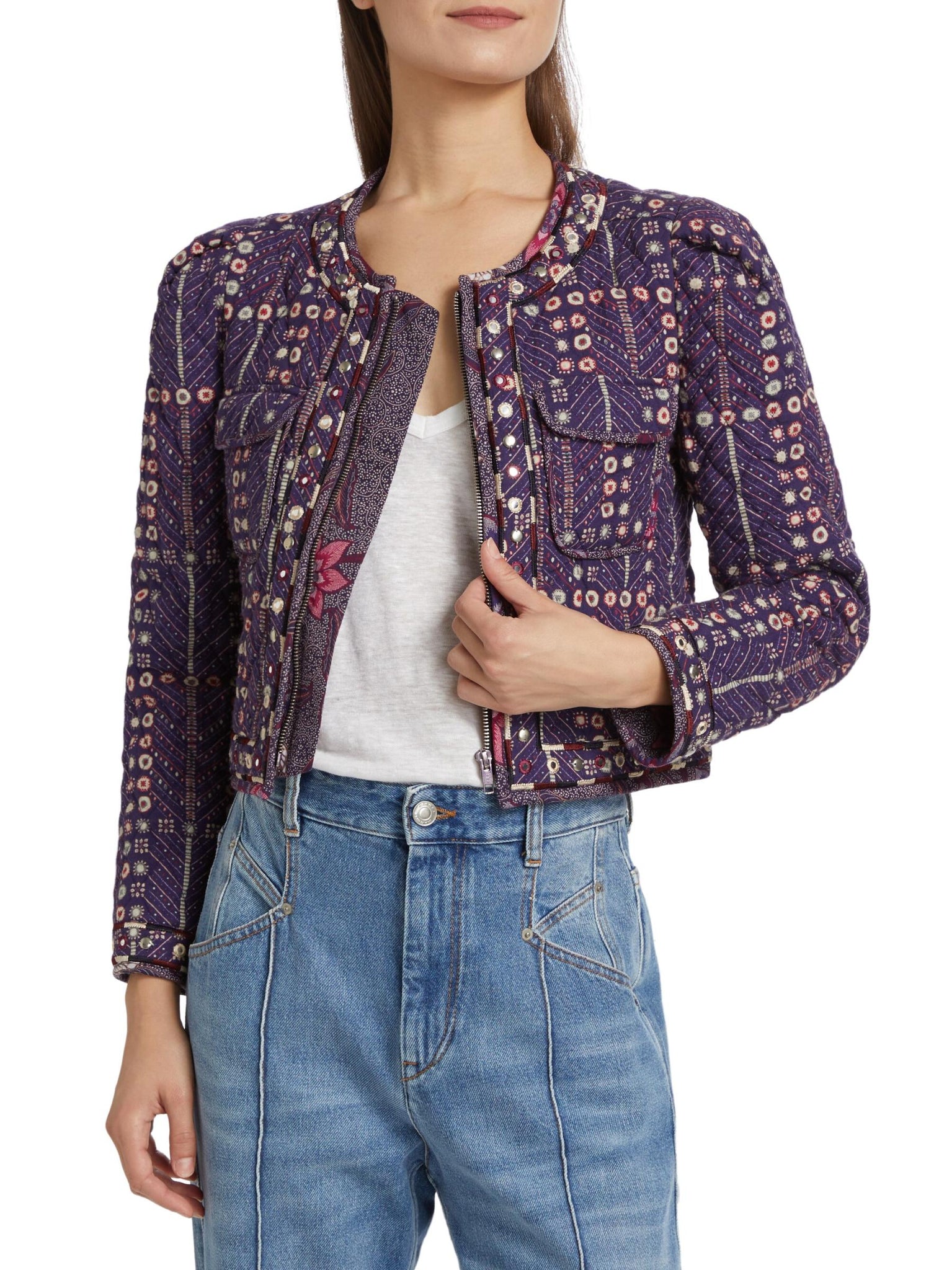 Christy Jacket in Purple