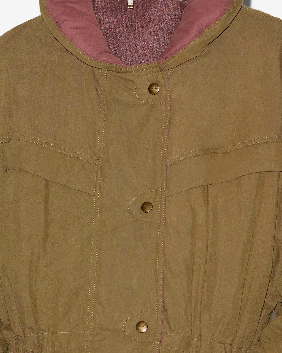 Damone Coat in Khaki