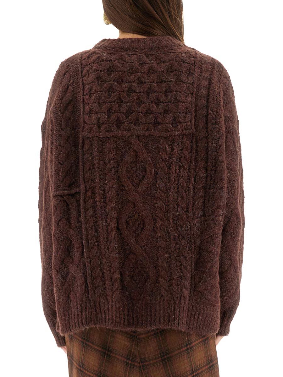 Deotille Pullover in Burgundy