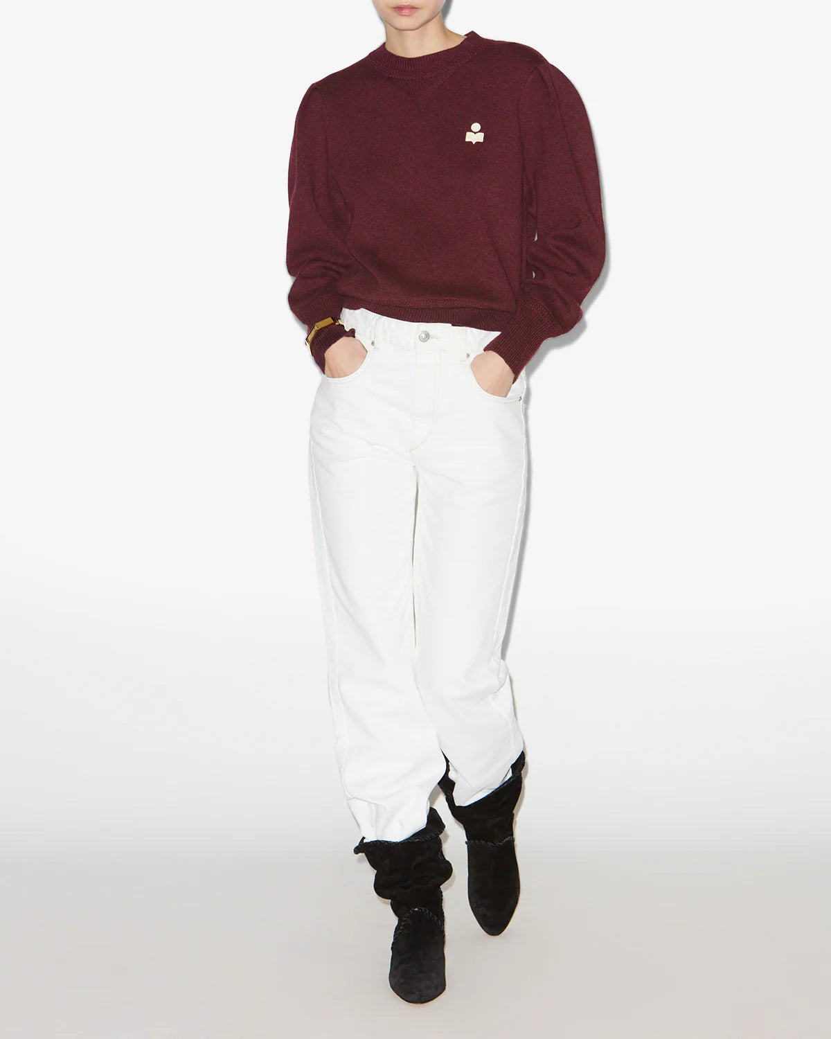 Kelaya Pullover in Burgundy