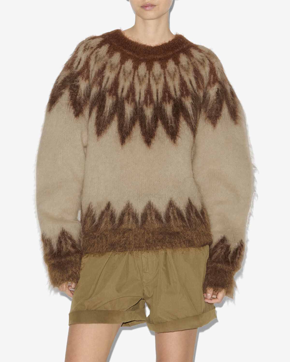 Natania Pullover in Rust