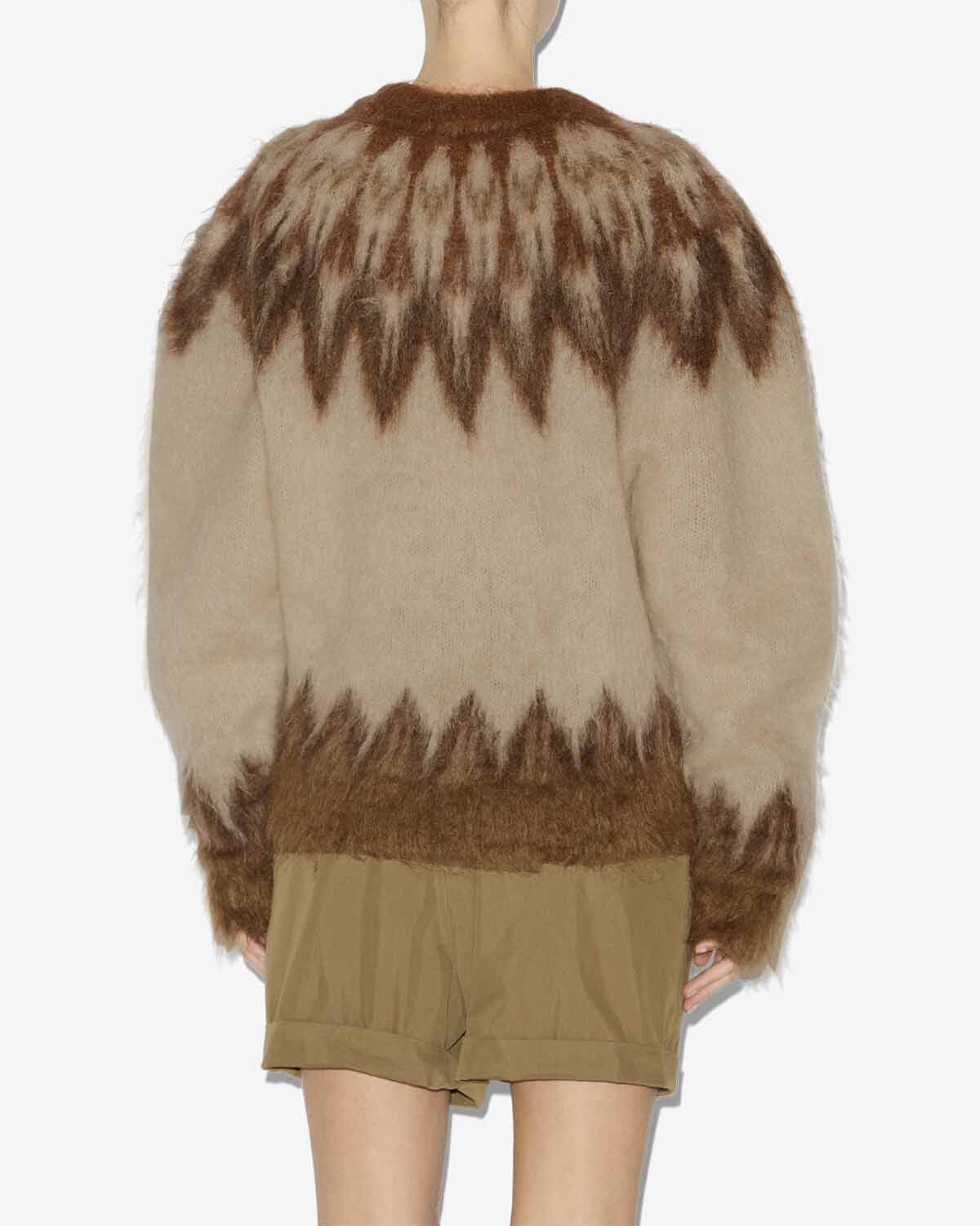 Natania Pullover in Rust
