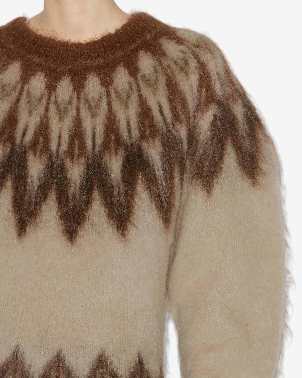 Natania Pullover in Rust