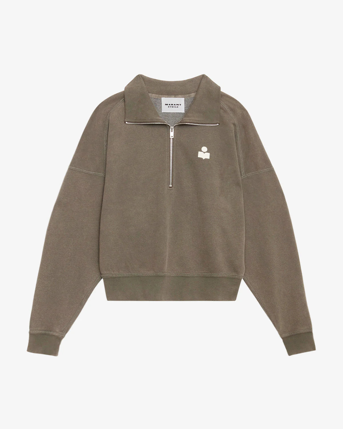 Ross Sweatshirt in Dark Bronze/Ecru