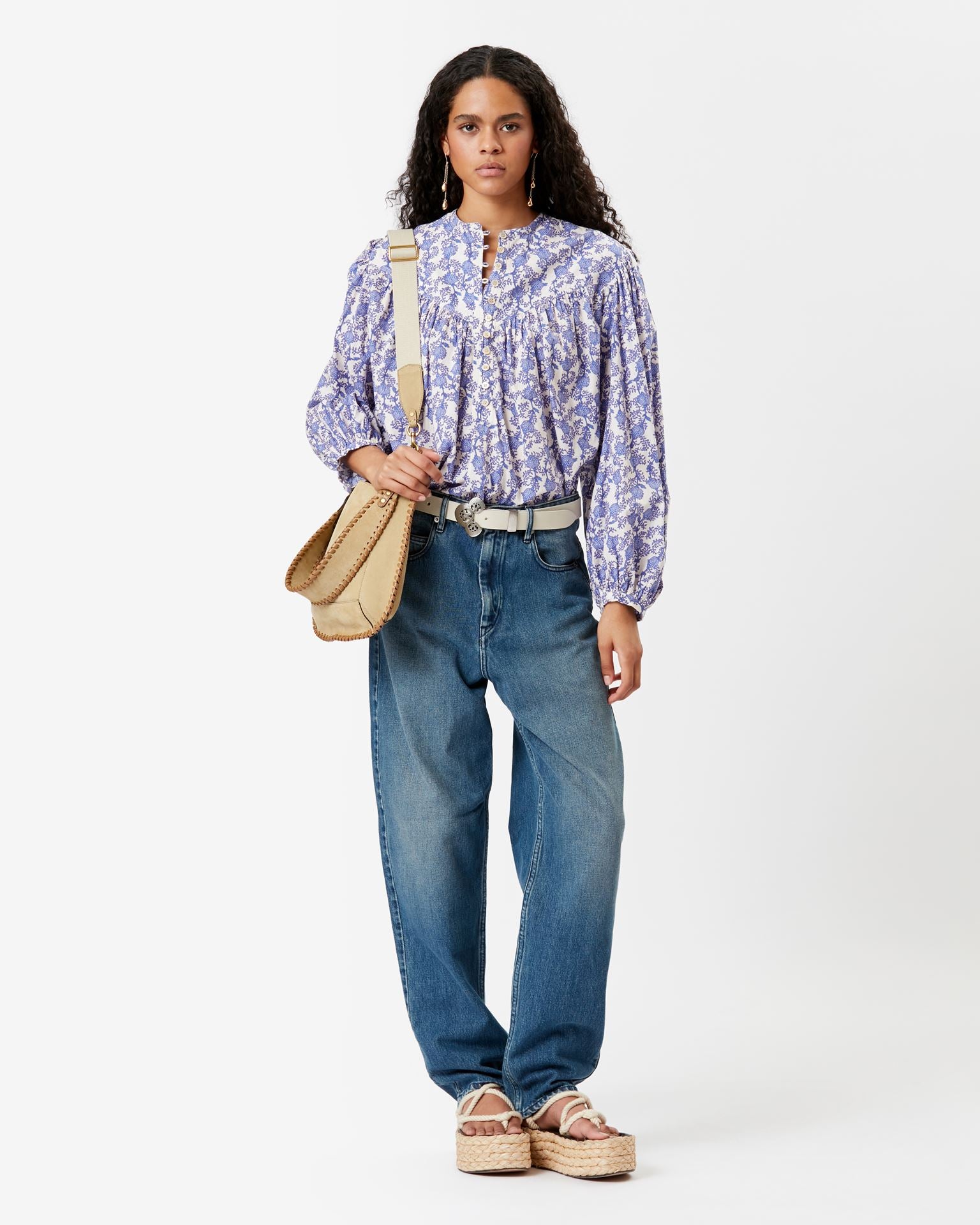 Salika Top in Royal Blue