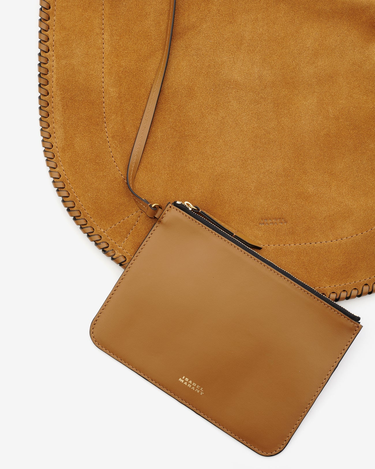 Oskan Hobo Soft Bag in Cognac